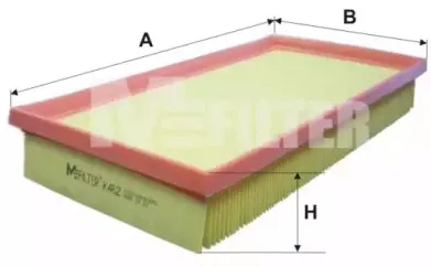K 462 MFILTER Воздушный фильтр K 462 MFILTER Воздушный фильтр